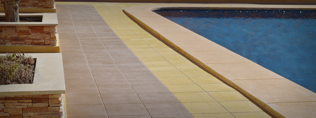 Terrazo ideal para alrededores de una piscina